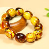 Luckacco Amber Beeswax Bracelet, Retro Style, Stylish and Minimalist, Suitable for Casual Wear, Everyday Jewelry