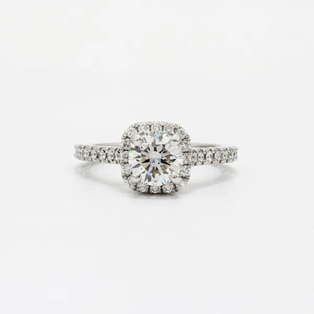 luckacco sumeng 2024 new trendy crystal engagement claws design white zircon cubic elegant ring for women wedding jewelry gifts