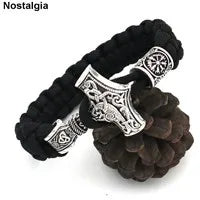 Luckacco Nostalgia Slavic Kolovrat Symbol Women Finger Ring Bulgaria Bijoux Mens Rings Silver Color