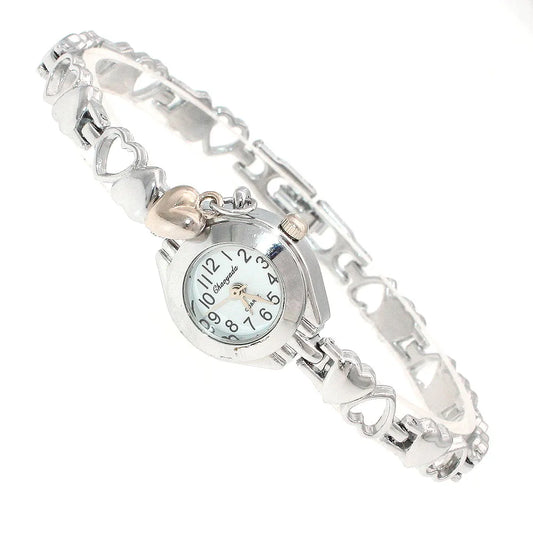 Luckacco Cute Women Bracelet Watch Mujer Golden Relojes Small Dial Quartz Watch Popular Wristwatch Hour female ladies elegant watches