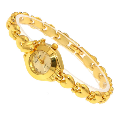 Luckacco Cute Luxury Women Bracelet Watches Fashion Women Dress Wristwatch Ladies Quartz Sport Gold Watch Dropshiping