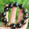 Luckacco Natural Stone Beaded Bracelet Handmade Women Men Jewelry Strand Charm Yellow Blue Tiger Eye Bracelet