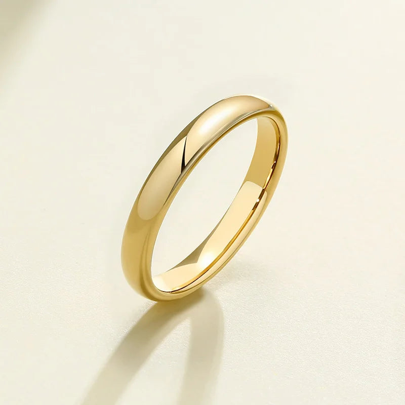 luckacco vnox anti scratch tungsten wedding rings for women men simple classic wedding bands for couples basic jewelry