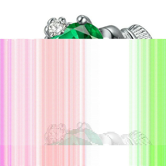 Luckacco Women Silver Color Zircon Crown Wedding Engagement Claddagh Ring Size 6-10