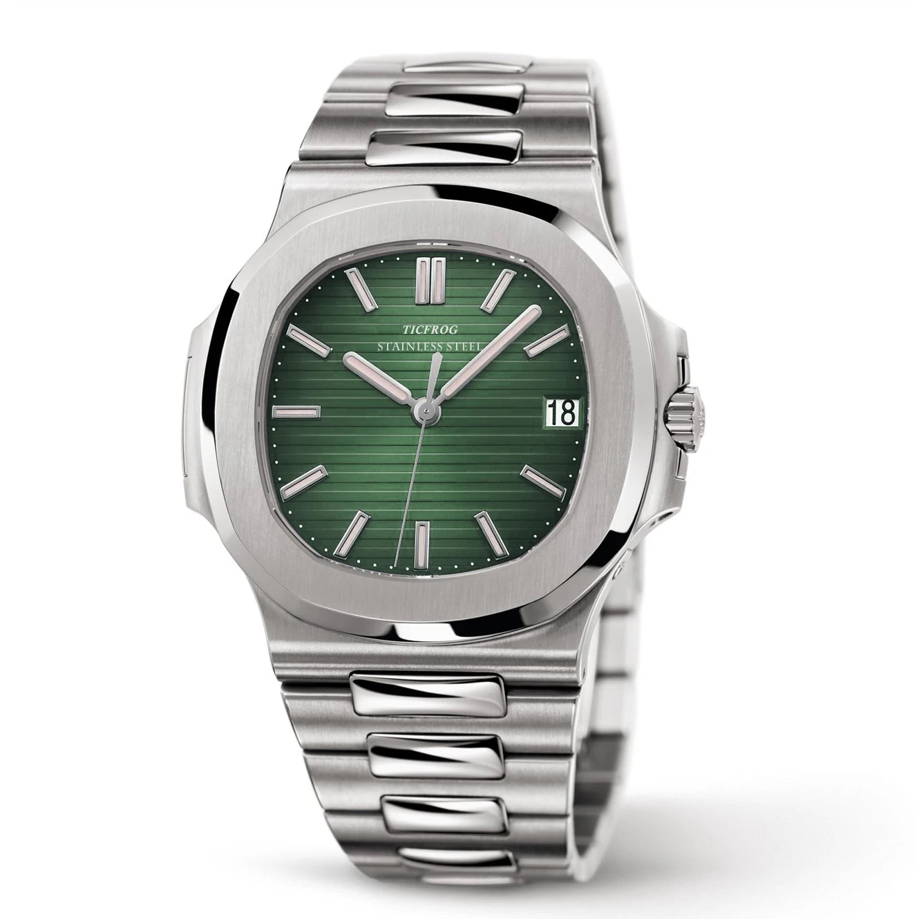 luckacco lgxige top luxury brand japan quartz watches men stainless steel military watch causal fashion business clock male wristwatch