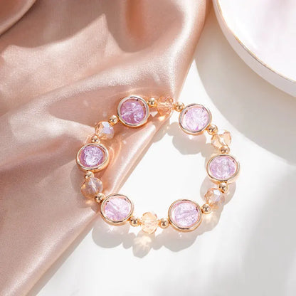 Luckacco Popcorn Bead Sweet Bracelet For Children Women Cute Cloud Flower Pendant Bracelets Kids Girls Charm Wish Bracelet