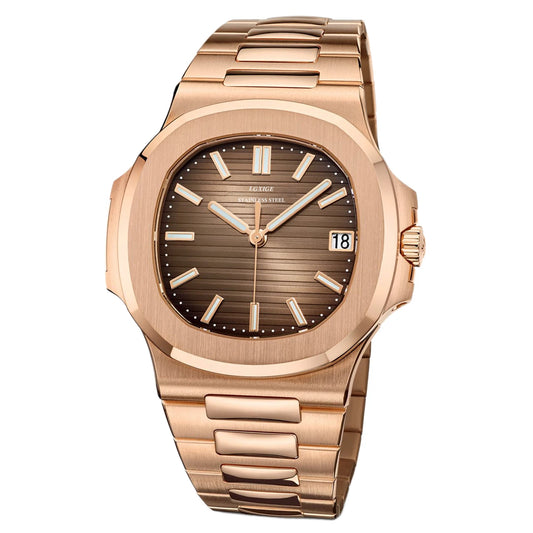 Luckacco LGXIGE TOP Luxury Brand Japan Quartz Watches Men Stainless Steel Military Watch Causal Fashion Business Clock Male Wristwatch