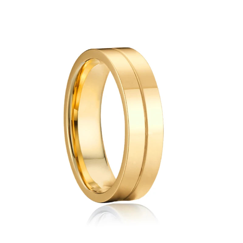 luckacco usa size 5 to 15 western titanium fashion jewelry couple wedding rings for men and women alliance love marriage finger ring