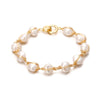 Luckacco Original Handmade 14K Gold Filled Baroque Natural Freshwater Pearl Ladies Bracelet Promotion Jewelry For Women Birthday Gift