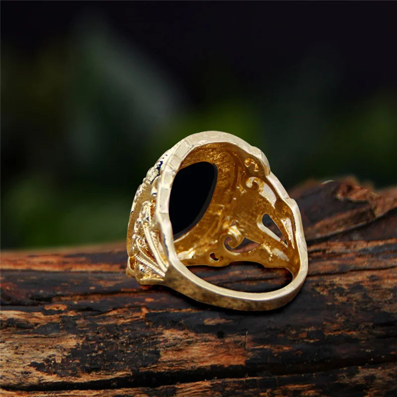 luckacco 6 colors lady queen cameo rings for women gold color pink blue gray fashion hollow flower lady cameo ring