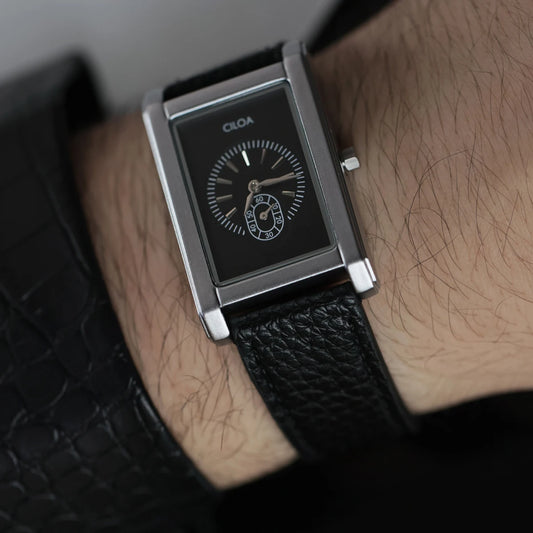 Luckacco Tank square luxury brands watches for man quartz vintage watch men's automatic movement  mechanical male gifts men wristwatches