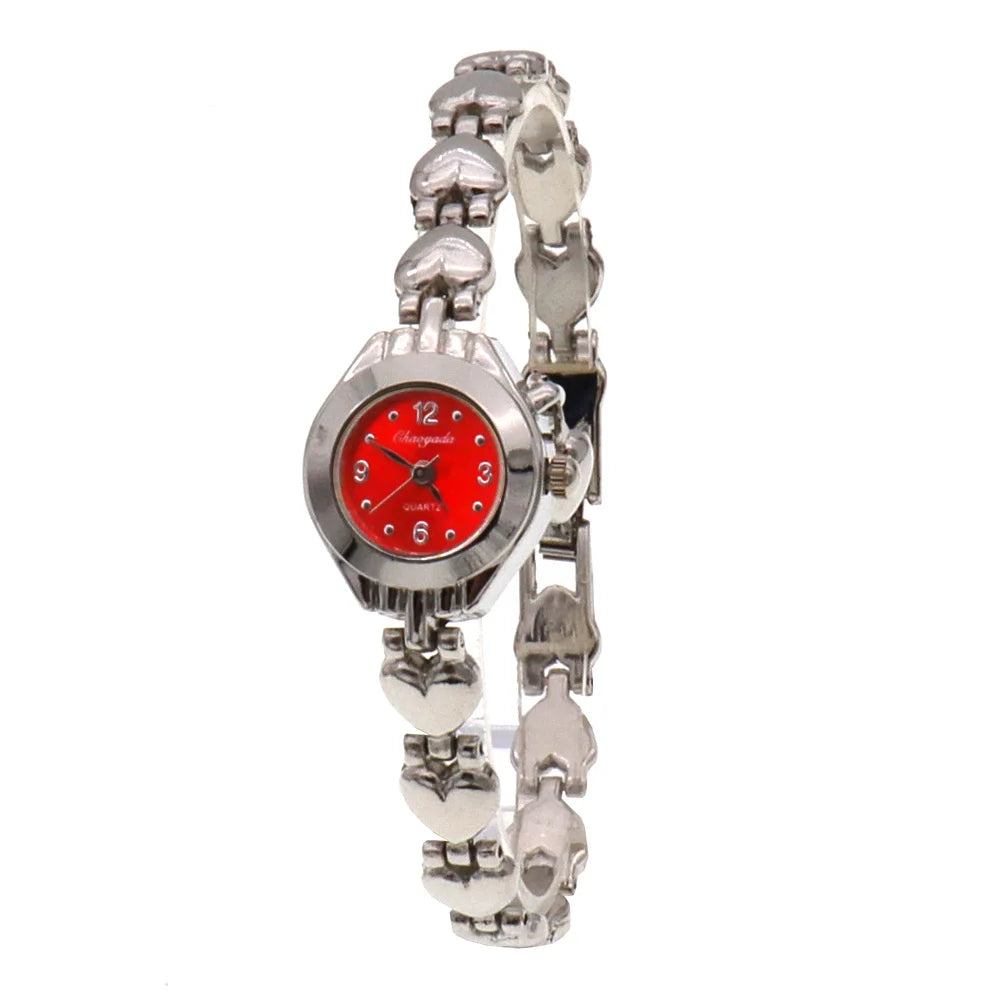 luckacco cute luxury women bracelet watches fashion women dress wristwatch ladies quartz sport gold watch dropshiping