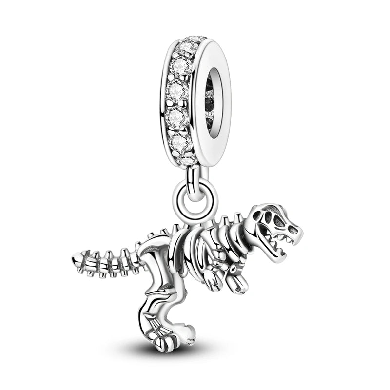 luckacco 925 sterling silver golden charms easter can be opened eggs bead rabbit pendants fit original bracelet diy jewelry gift