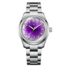 Luckacco WM Watch Automatic Mechanical Watch NH35 Glacier Series 100M Water Resistant AR Coated Sapphire Welly Merck Watches For Man 226M