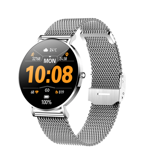 Luckacco Newest T8 Lady ultra thin AMOLED Screen smart watch Blood Oxygen sport smart band reloj inteligente Women smart watch
