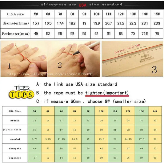 Luckacco Fashion Women Men Couples AAA CZ Stainless Steel 18K Gold Plated Cubic Zirconia Wedding Band Ring 1pc