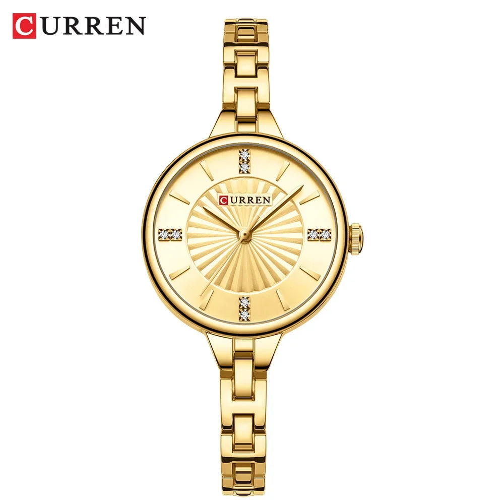 luckacco curren luxury women bracelet quartz watches for women magnetic watch ladies sports dress wrist watch clock relogio feminino