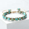 Luckacco Bohemian Imperial Stone Beaded Bracelet Handmade  Braided String Bangles Friendship Jewelry Gift Vintage Design Strand Bracelets
