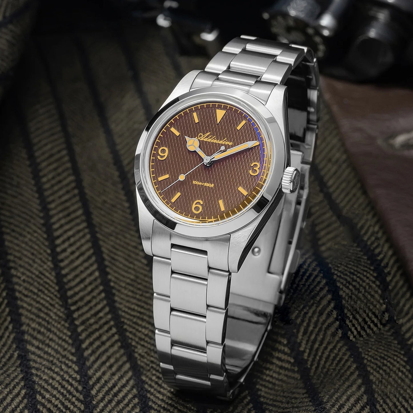 luckacco addiesdive luxury watch for man waterproof stainless steel bgw9 luminous 36mm vintage quartz watches ad2096 relojes para hombres
