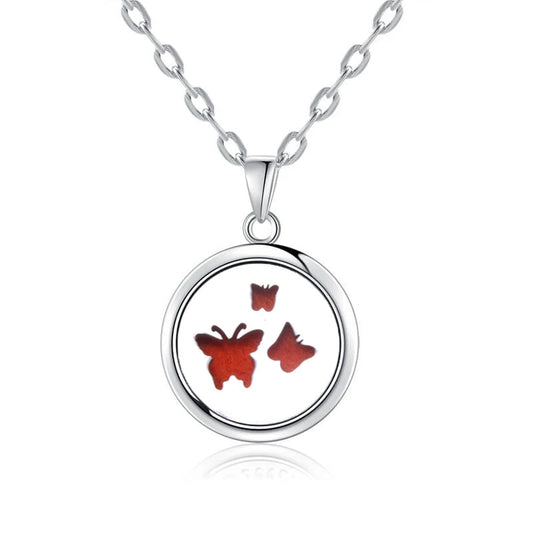 Luckacco New Tree Of Life Aromatherapy Necklace Stainless Steel Essential Oil Diffuser Amulet Perfume Locket Pendant Women Jewelry Gift