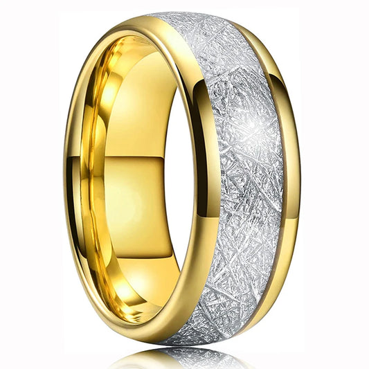 Luckacco Fashion 8mm Black Tungsten Wedding Celtic Dragon Rings Inlaid Blue Zircon Stainless Steel Rings for Men Blue Carbon Fibre Ring