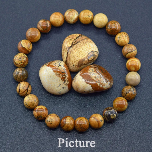 Luckacco Fluorite Bracelet with Natural Stones 6 8 10mm Beads Charm Jewelry for Women Amethyst Crystal Agates Beads Energy Healing Bangle