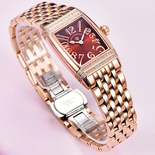 Luckacco PAGANI DESIGN Top Brand Luxury Fashion Womens Watch Sapphire Glass Stainless Steel Quartz Watches 22mm Waterproof Clock 2025 New