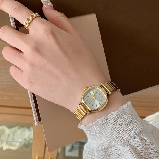 Luckacco Brand Women Quartz Watch Adjustable Stainless Steel Strap Luxury Gift Ladies Wristwatch  Clock Relojes Para Mujer