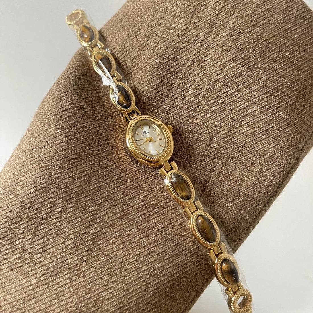 luckacco natural jade bracelet watch gift women,ladies watches luxury high quality gold quartz watches, elegant women's wristwatches