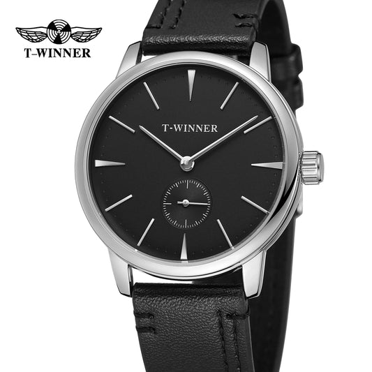 Luckacco WINNER Official Original Replica Watch Thin Mechanical Watches for men Waterproof Elegant Fashion Classics wristwatch Clock
