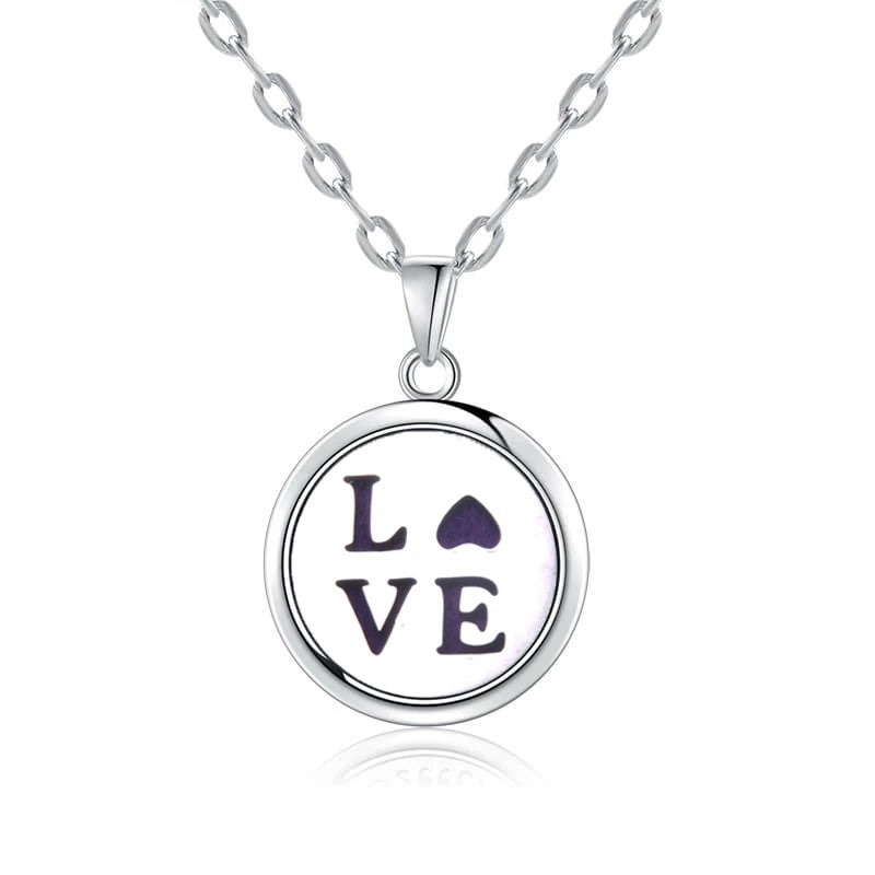 luckacco new tree of life aromatherapy necklace stainless steel essential oil diffuser amulet perfume locket pendant women jewelry gift