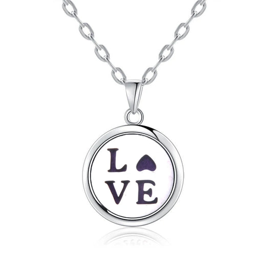 Luckacco New Tree Of Life Aromatherapy Necklace Stainless Steel Essential Oil Diffuser Amulet Perfume Locket Pendant Women Jewelry Gift
