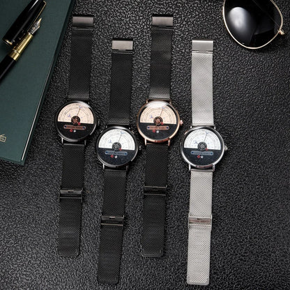 Luckacco Men's Starry sky Creativity Calendar Watches Casual Sport Watch For Men Quartz WristWatch Relogio Masculino