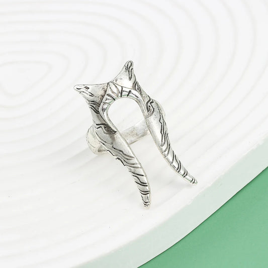 Luckacco Classic Movie Star War Shaak Ti Rings Jedi Council Figure Finger Accessories Jedi Knight Rings Jewelry for Women Vintage Rings