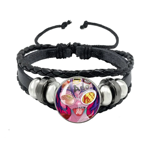 Luckacco I Love Ado Bracelets Ado Kyogen X Uta Glass Bracelets Art Multilayer Braided Bracelets Bangles Jewelry Ornament Accessories Fans