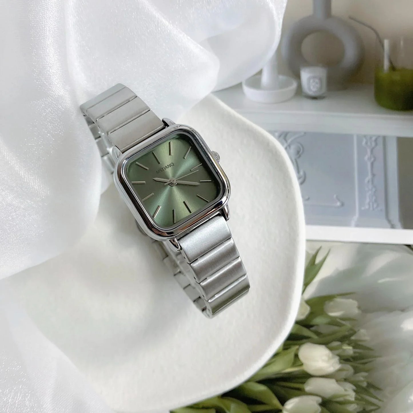luckacco luxury women watch top brand fashion steel belt ladies quartz wristwatch montre femme beautiful gifts luxury ladies watches
