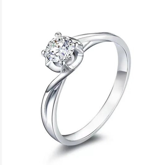 Luckacco European and American Fashionable Stainless Steel Women's Rings Party Repurchase Gifts