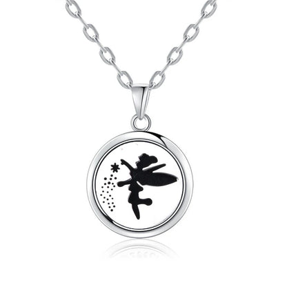 Luckacco New Tree Of Life Aromatherapy Necklace Stainless Steel Essential Oil Diffuser Amulet Perfume Locket Pendant Women Jewelry Gift