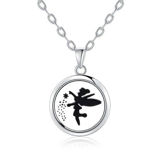 Luckacco New Tree Of Life Aromatherapy Necklace Stainless Steel Essential Oil Diffuser Amulet Perfume Locket Pendant Women Jewelry Gift