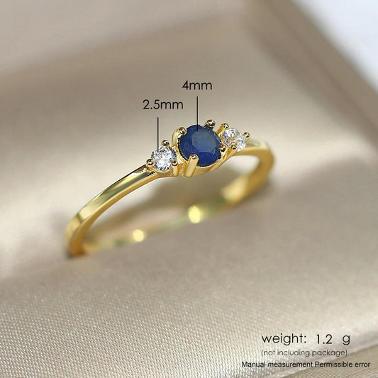 Luckacco ZHOUYANG Slim Wedding Dainty Rings For Women Delicate Cubic Zirconia Light Gold Color Proposal Finger Gift Fashion Jewelry R872
