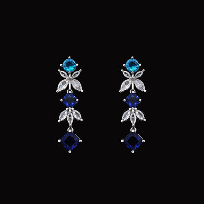 Luckacco 2025 New 4-piece Ring Cubic Zirconia Bridal Wedding Jewelry Set, Dubai Nigeria Crystal Wedding Jewelry Set