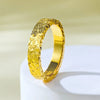 Luckacco Stainless Steel 4mm Broken Ice Rings Women Size 5/6/7/8/9/10# Gold Color Bling Finger Ring Wedding Band Jewelry Girlfriend Gifts