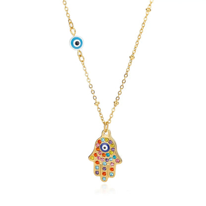 Luckacco Zircon Heart Cross Necklaces For Women Vintage Geometric Surrounded By Vines Choker Necklace Aesthetic Fashion Jewelry Gift 2025