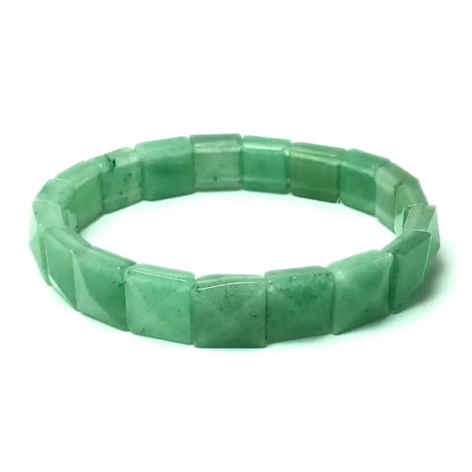 Luckacco Natural 10x15mm faceted flashing Stone beads Bracelets Handmade Reiki Healing Meditation Bangles Elastic Rope Couple Jewelry