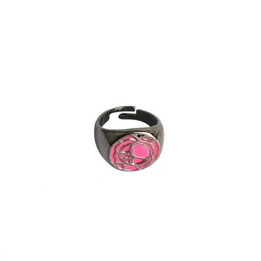 Luckacco Anime Tenjo Utena Cosplay Ring Unisex Adjustable Opening Couple Rings Jewelry Accessories Gifts