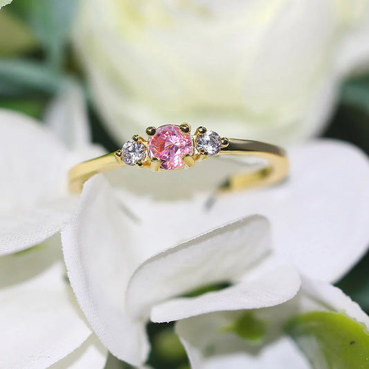 Luckacco ZHOUYANG Slim Wedding Dainty Rings For Women Delicate Cubic Zirconia Light Gold Color Proposal Finger Gift Fashion Jewelry R872