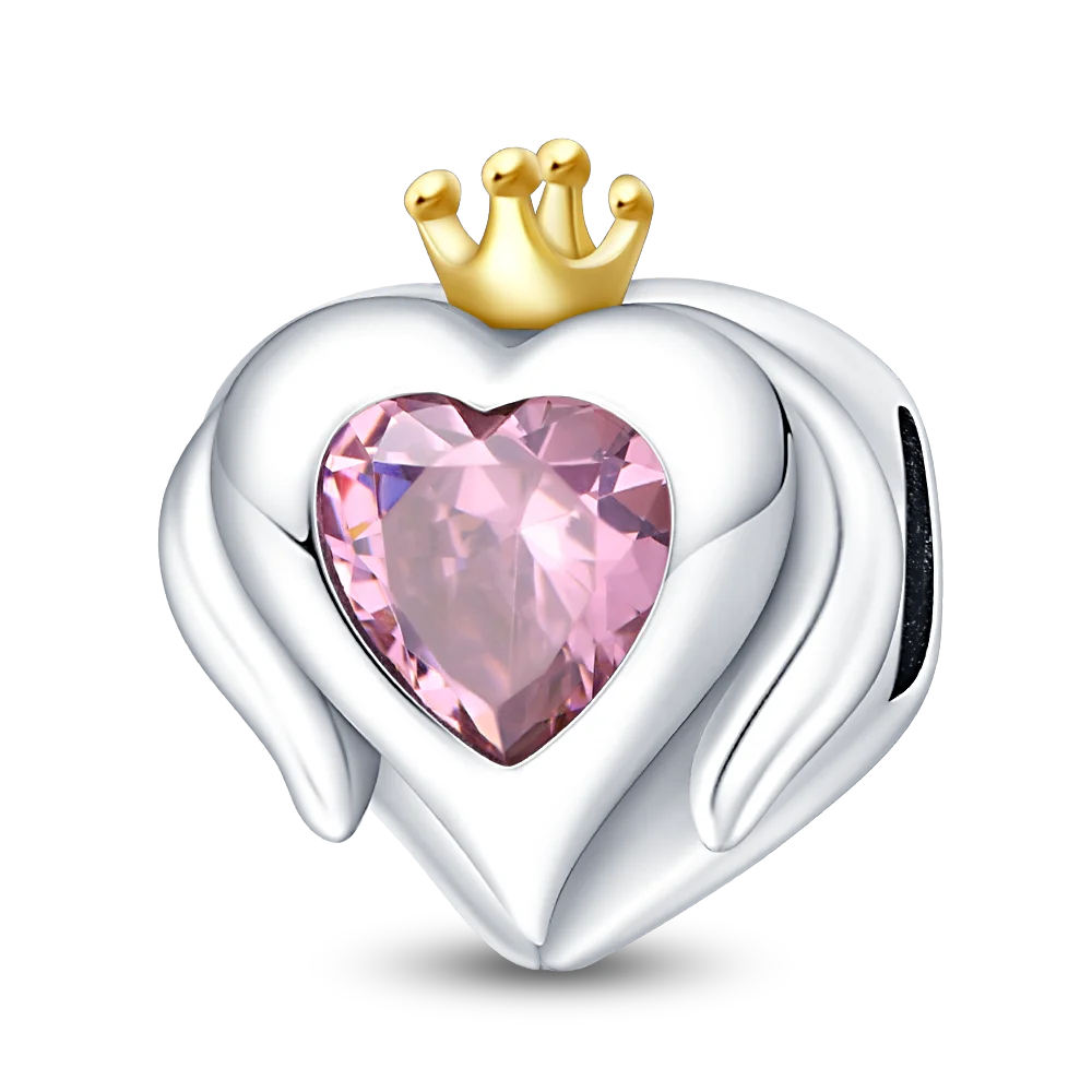 luckacco crown charms skull bead original 925 sterling silver inlaid zirconium pendants fit bracelet necklace jewelry lover gift