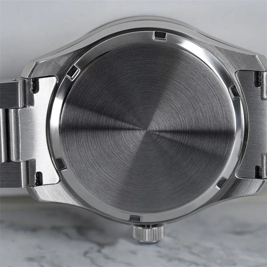 Luckacco WM Watch Automatic Mechanical Watch NH35 Glacier Series 100M Water Resistant AR Coated Sapphire Welly Merck Watches For Man 226M