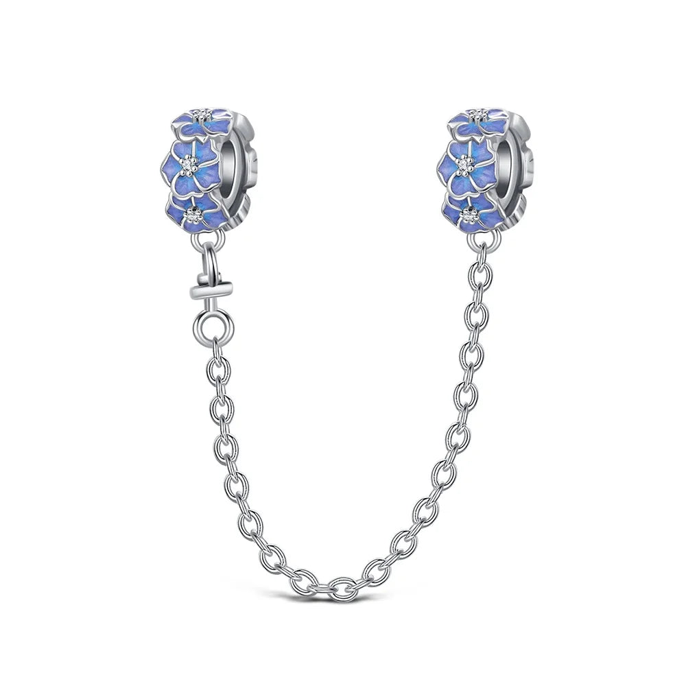 luckacco 925 sterling silver lotus charm fit bracelet diy for women fashion pendant romantic jewelry elegant charm fine 2025 new hot bead