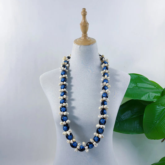 Luckacco 2025 New Desing Acrylic Kukui  Necklace  Customize Pattern Woman Fashion Jewelry For Graduation Wedding Birthday Luau Party